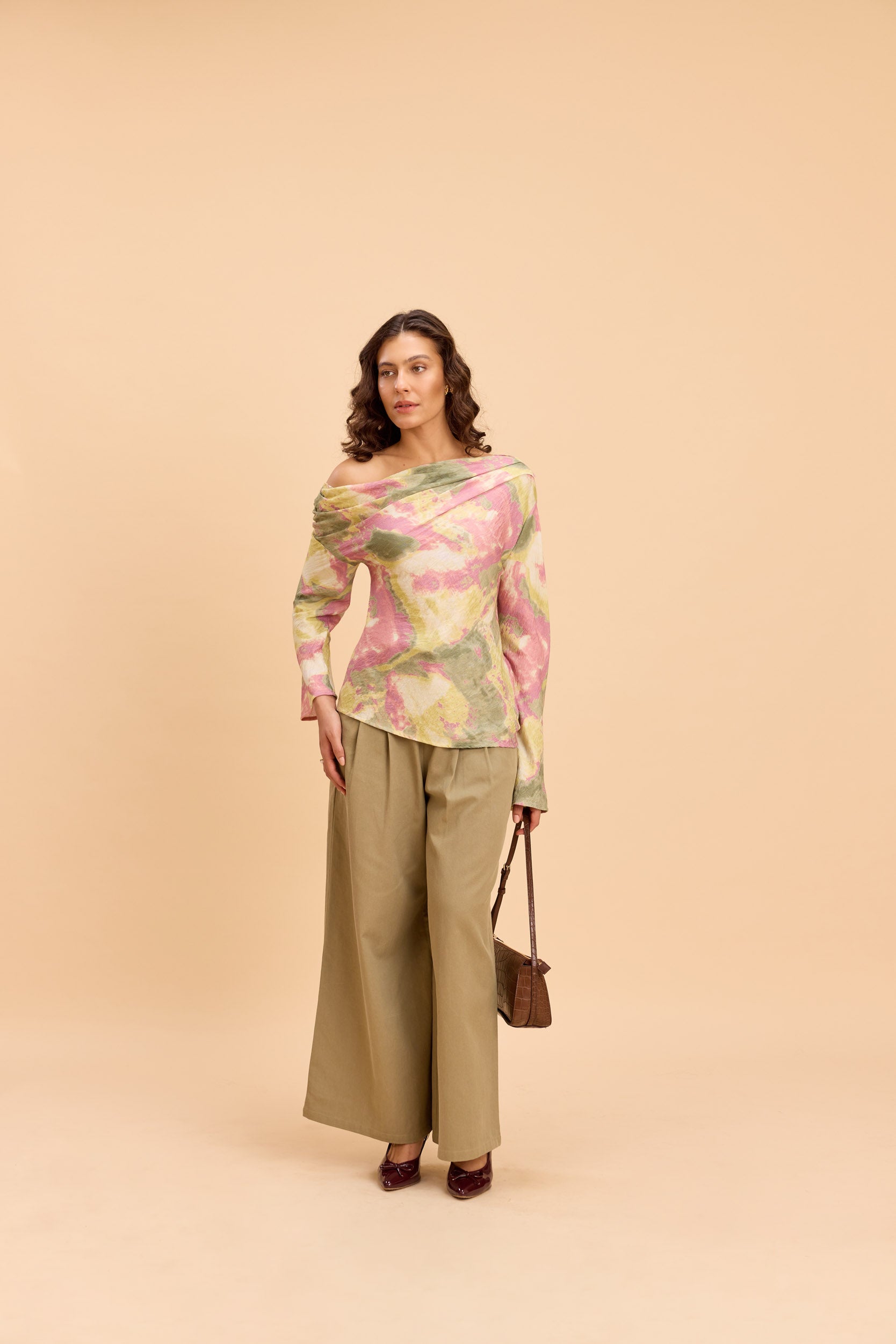 AMARA WRAP WIDE ANKLE PANTS - Sunday Story