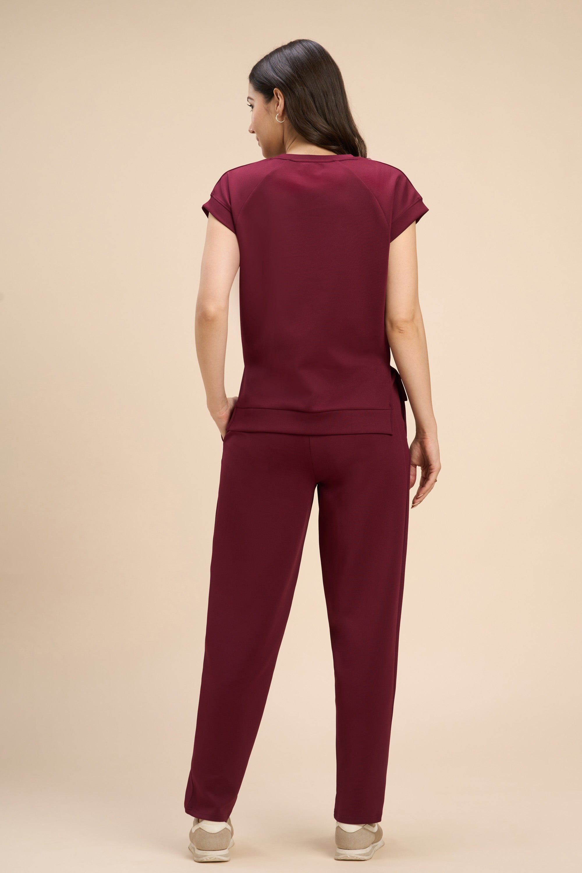 HELEN SWEAT CO-ORD WITH PLEATED TAPERED PANTS - Sunday Story