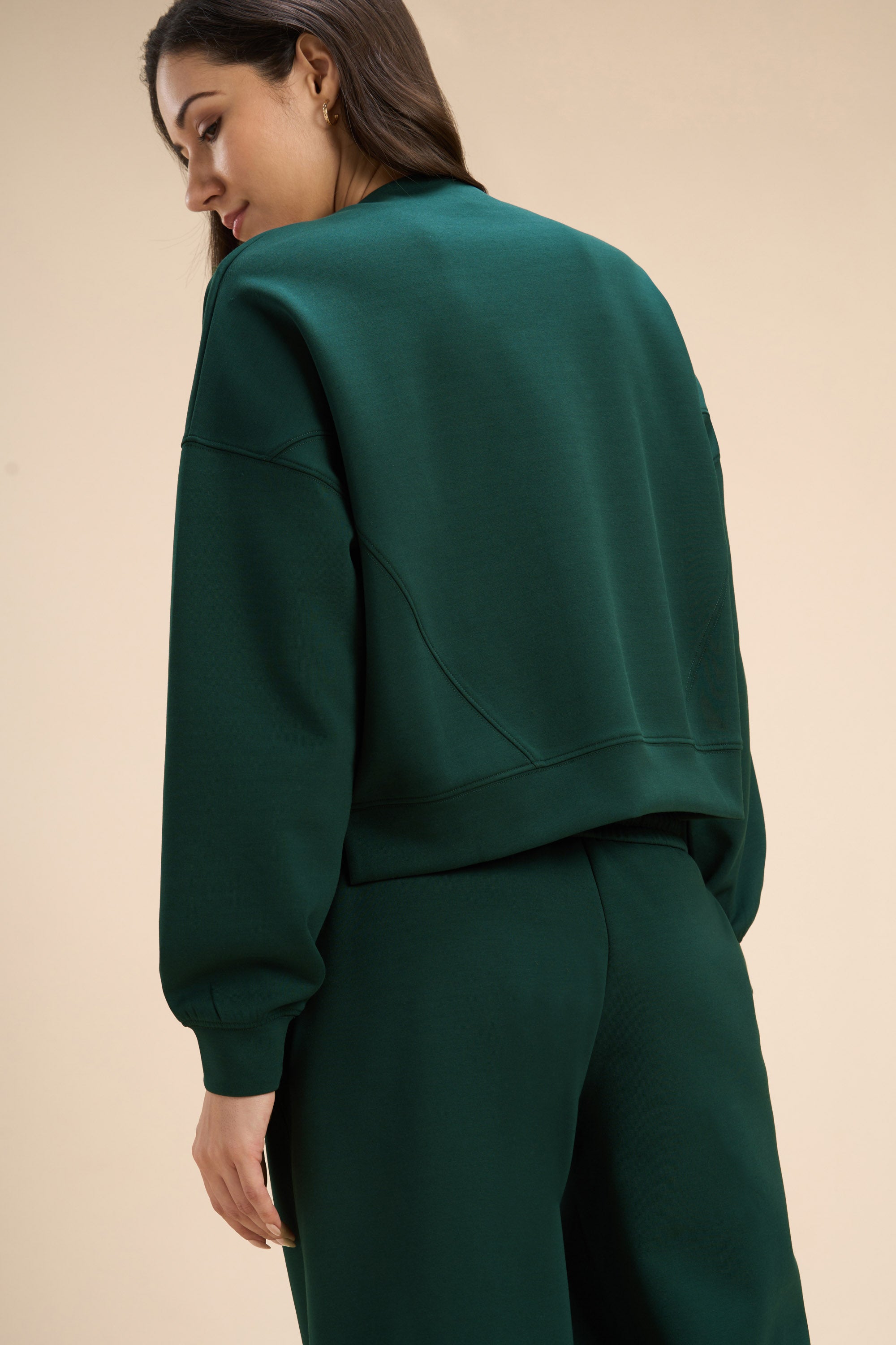 PAMMY JERSEY TRAVEL CO-ORD WITH WIDE LEG PINKTUCK PANTS - Sunday Story