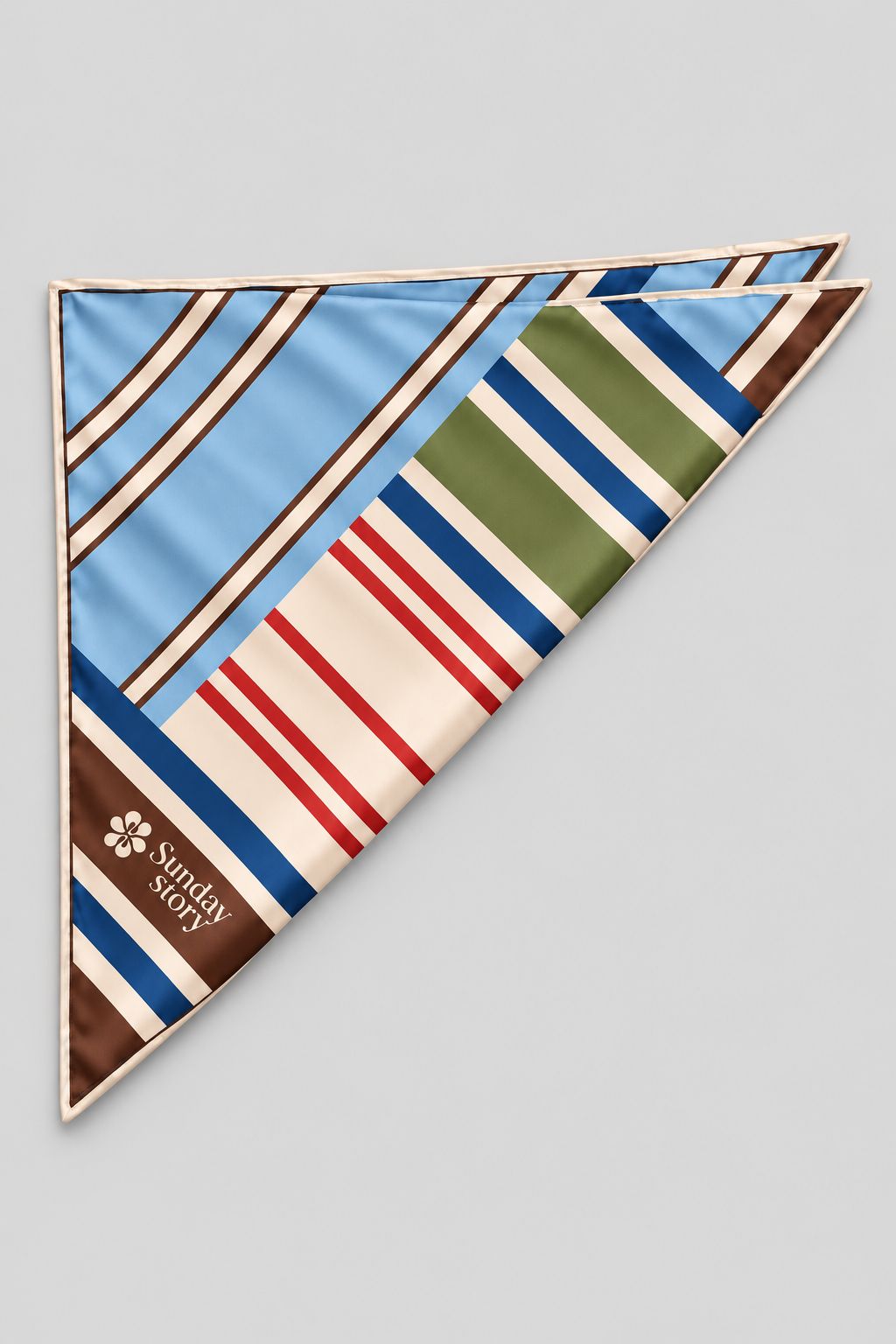 BANE MULTI STRIPE PRINTED SCARF - Sunday Story