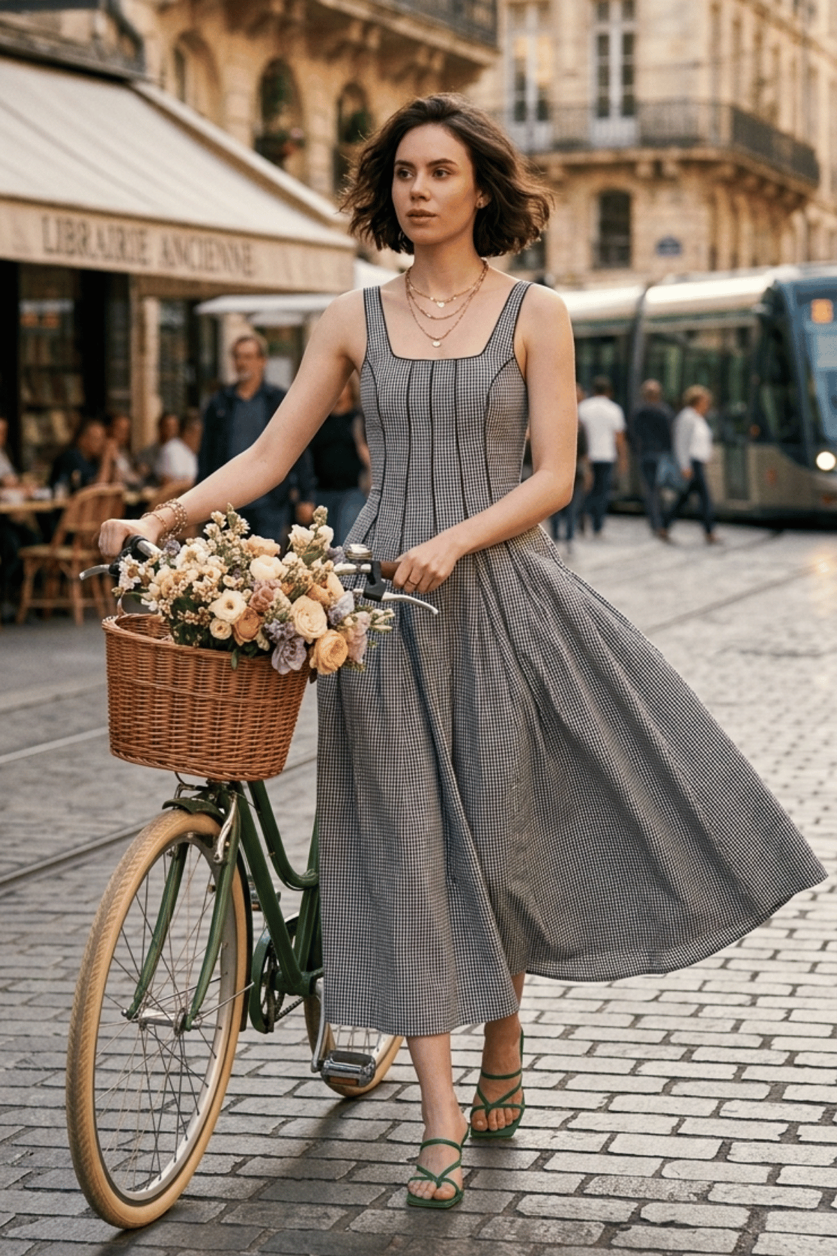 BENNET PANNELLED FIT AND FLARED COTTON MAXI DRESS - Sunday Story