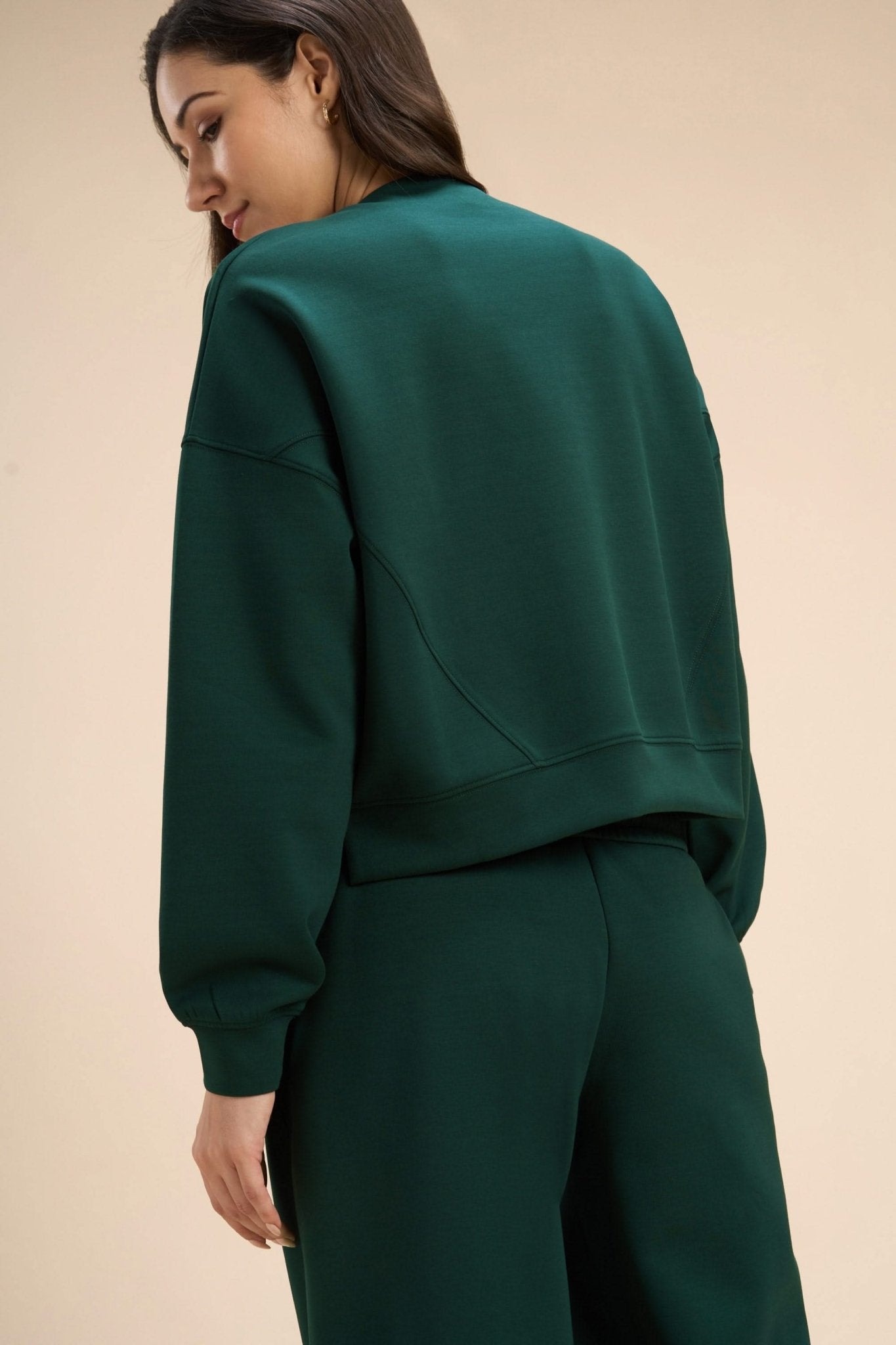 PAMMY JERSEY TRAVEL CO-ORD WITH WIDE LEG PINKTUCK PANTS - Sunday Story