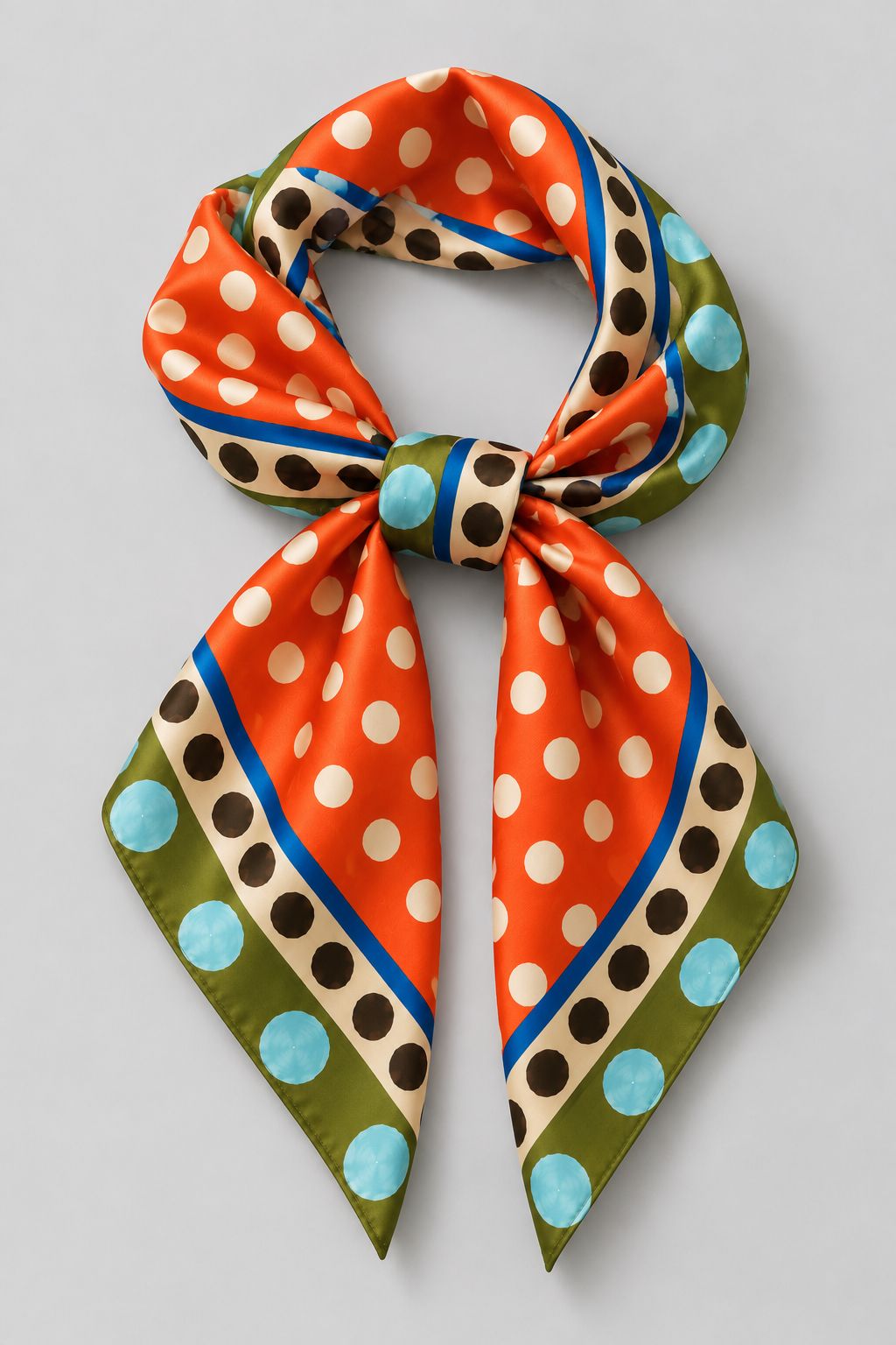TRACY POLKA DOT PRINTED SCARF - Sunday Story