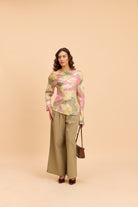 AMARA WRAP WIDE ANKLE PANTS - Sunday Story