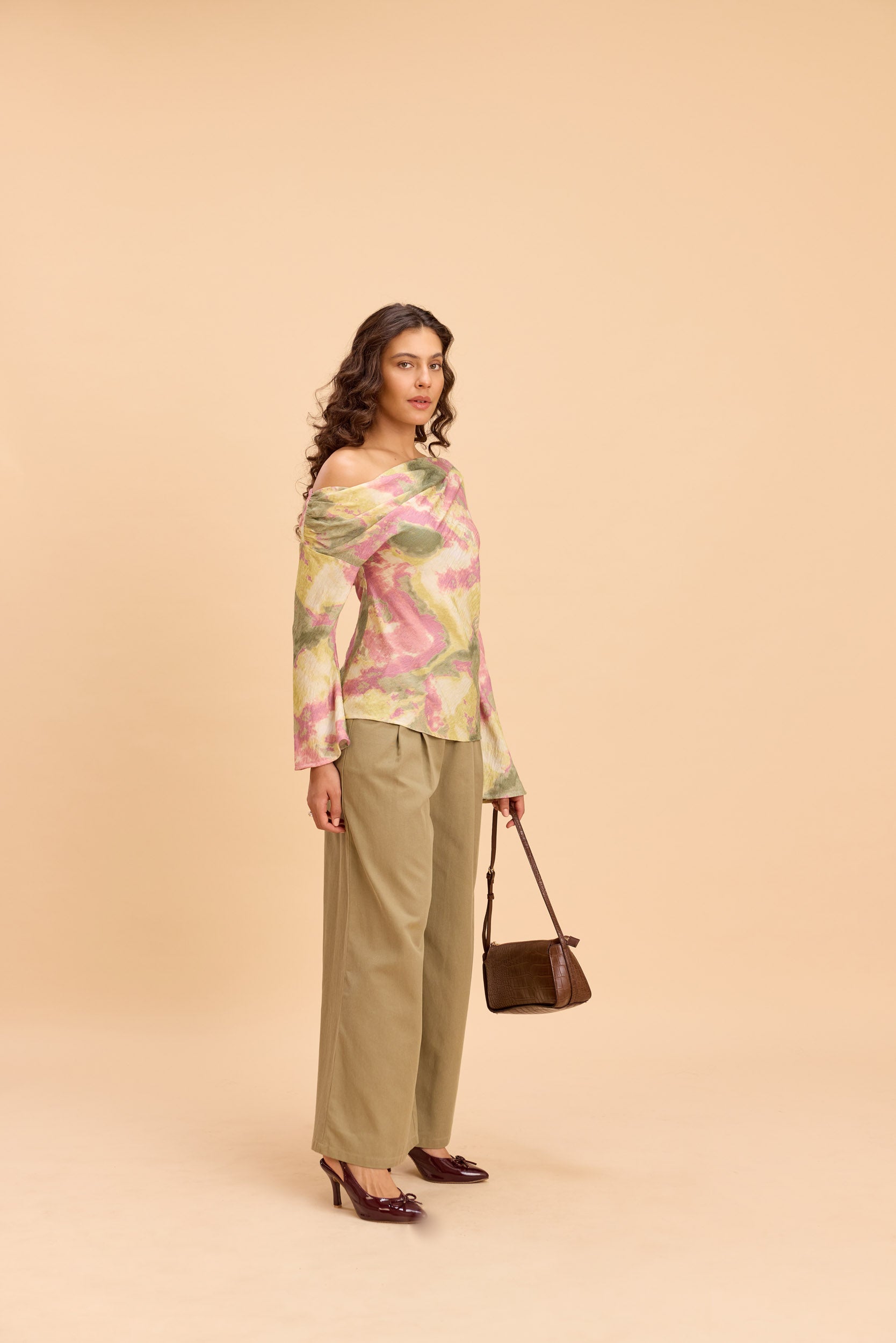 AMARA WRAP WIDE ANKLE PANTS - Sunday Story