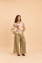 AMARA WRAP WIDE ANKLE PANTS - Sunday Story
