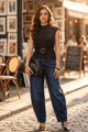 GWEN COTTON TSHIRT WITH DETACHABLE BELT