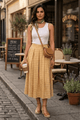 FALLON SKIRT IN COTTON GINGHAM CHECKS