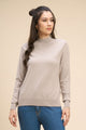 HONEY VISCOSE HIGH NECK PULLOVER