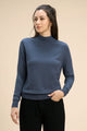 HONEY VISCOSE HIGH NECK PULLOVER