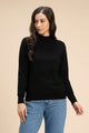 HONEY VISCOSE HIGH NECK PULLOVER