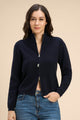 ELIZA CARDIGAN WITH A TWO WAY FRONT ZIP