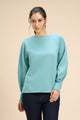 FLEUR T-SHIRT IN FLUID JERSEY WITH VOLUMINOUS SLEEVEES