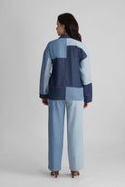 PERRY COLOUR BLOCK COTTON DENIM CO-ORD SET - Sunday Story