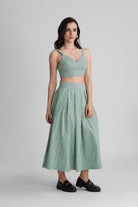 FALLON CO-ORD SET IN COTTON GINGHAM CHECKS - Sunday Story