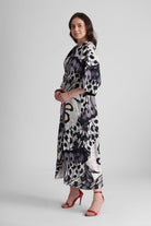 PENNY V NECK PRINTED KAFTAN MAXI DRESS - Sunday Story