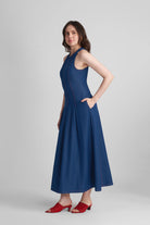 MAXINE FIT AND FLARE MIDI DRESS - Sunday Story