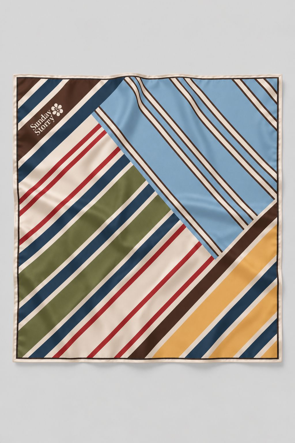 BANE MULTI STRIPE PRINTED SCARF - Sunday Story