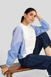 BELLA STRIPE MIX SWEATSHIRT - Sunday Story