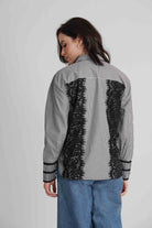 BENNET CHECKED COTTON SHIRT WITH LACE DETAIL - Sunday Story