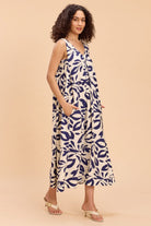 BETSY VISCOSE PRINTED A-LINE MIDI DRESS - Sunday Story