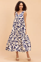 BETSY VISCOSE PRINTED A-LINE MIDI DRESS - Sunday Story