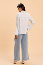 BLAIR 3D FLORAL LACE VISCOSE NYLON SHIRT - Sunday Story