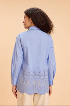 BRIE CUTWORK EMBROIDERED COTTON SHIRT - Sunday Story