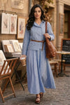 BRIONY CO-ORD SET IN COTTON STRIPES - Sunday Story