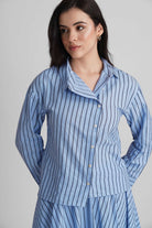 BRIONY CO-ORD SET IN COTTON STRIPES - Sunday Story
