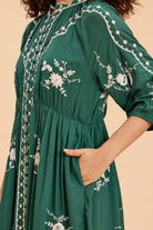CORI MODAL MIDI DRESS WITH INTRICATE EMBROIDERY - Sunday Story