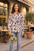 DAKOTA VISCOSE PRINTED WRAP SHIRT - Sunday Story