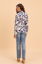 DAKOTA VISCOSE PRINTED WRAP SHIRT - Sunday Story