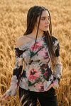 DANNI ONE SHOULDER VISCOSE NYLON TOP - Sunday Story