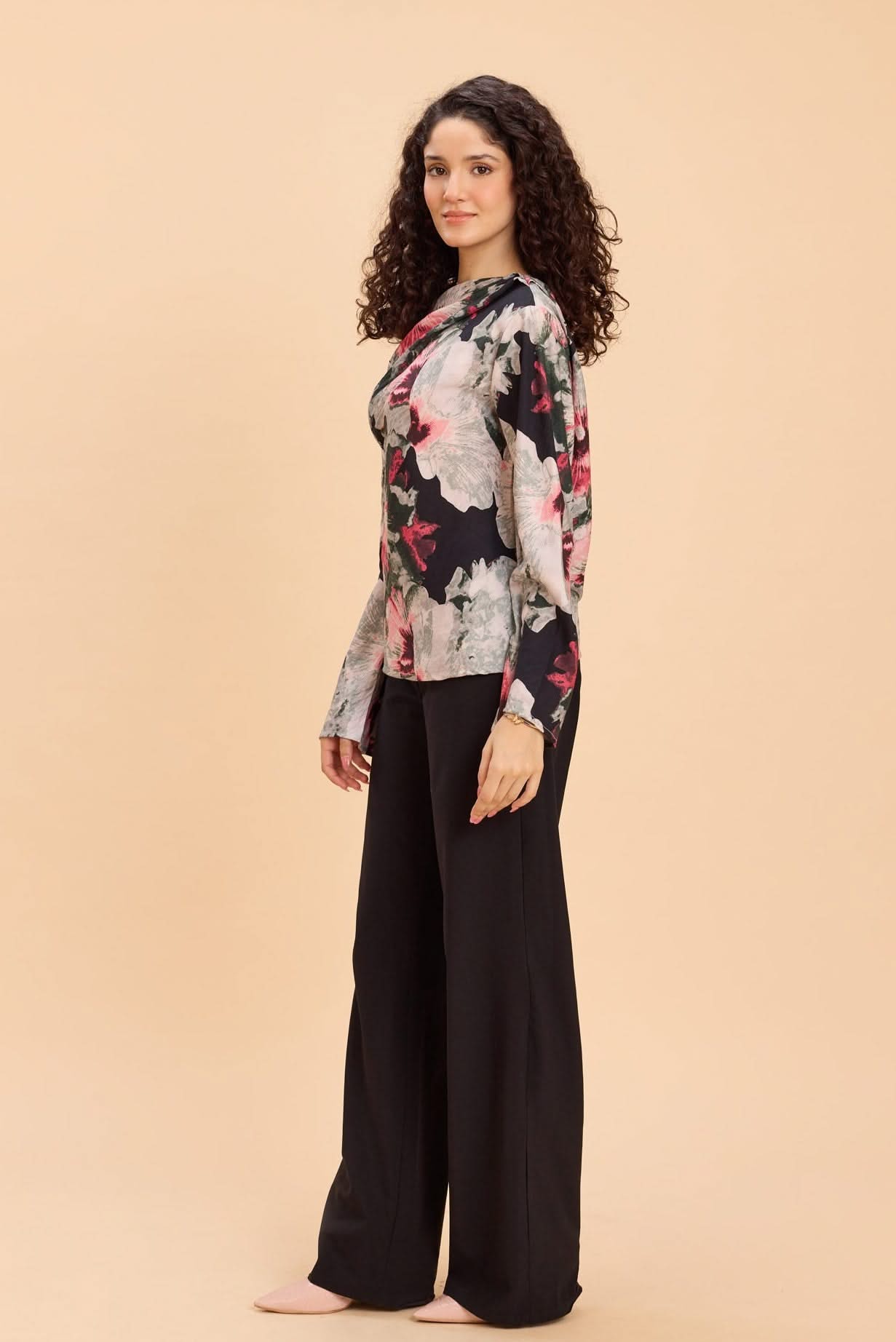 DANNI ONE SHOULDER VISCOSE NYLON TOP - Sunday Story