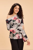 DANNI ONE SHOULDER VISCOSE NYLON TOP - Sunday Story
