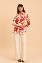 DARBY LINEN FLORAL PRINTED SHIRT - Sunday Story