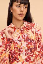DARBY LINEN FLORAL PRINTED SHIRT - Sunday Story
