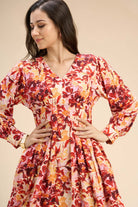 DARBY LINEN FLORAL PRINTED SHORT DRESS - Sunday Story