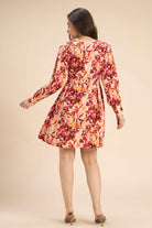 DARBY LINEN FLORAL PRINTED SHORT DRESS - Sunday Story