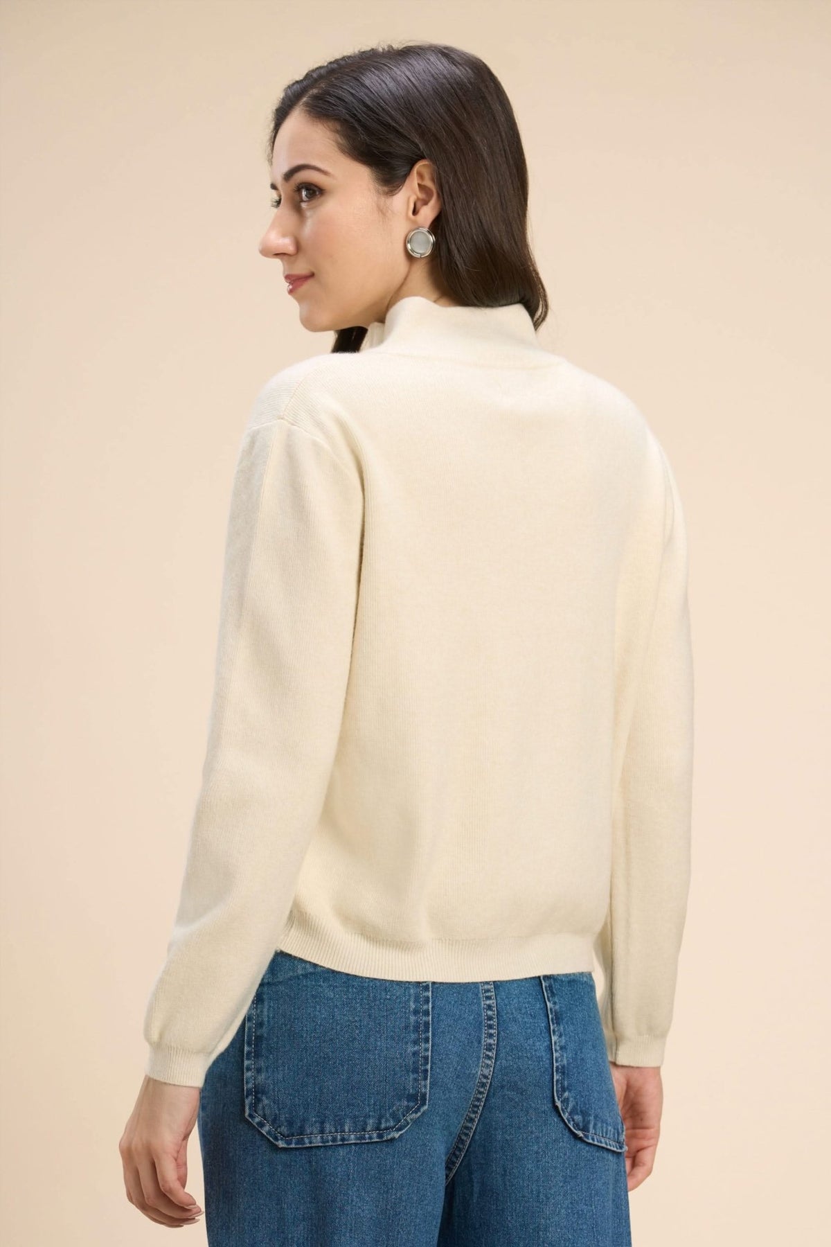 ELIZA CARDIGAN WITH A TWO WAY FRONT ZIP - Sunday Story
