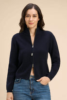 ELIZA CARDIGAN WITH A TWO WAY FRONT ZIP - Sunday Story