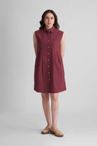 EMMI COTTON SHIRT DRESS WITH JEWEL BUTTONS - Sunday Story
