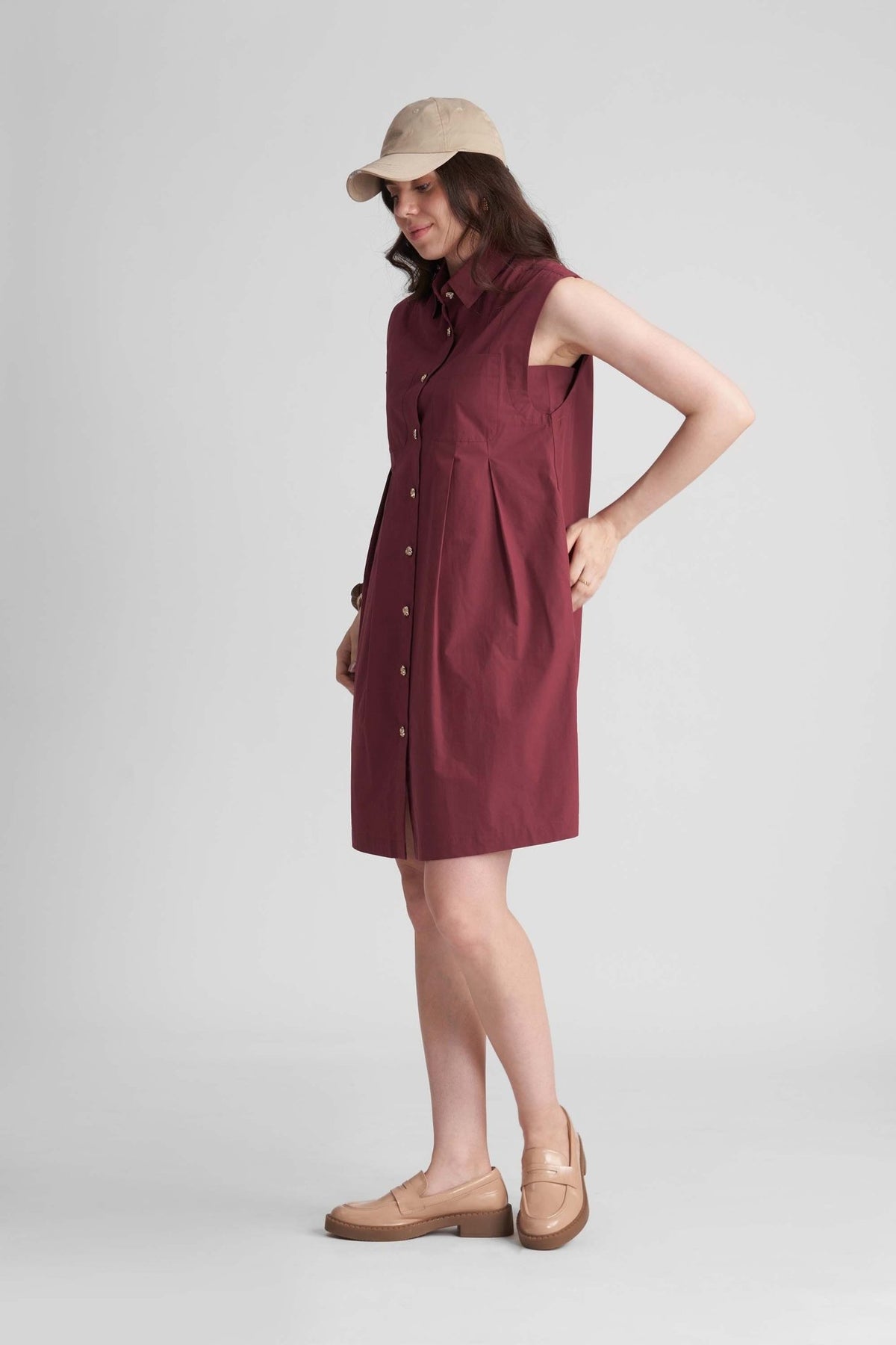 EMMI COTTON SHIRT DRESS WITH JEWEL BUTTONS - Sunday Story