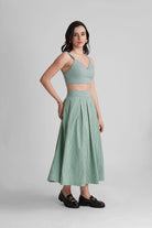 FALLON TOP IN COTTON GINGHAM CHECKS - Sunday Story