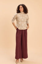 FIONA TURTLE NECK PULLOVER WITH INTRICATE JACQUARD PATTERN - Sunday Story