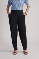 FIORA BARREL ANKLE PANT WITH PLEAT DETAIL - Sunday Story