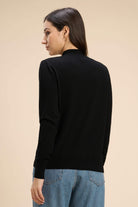 HONEY VISCOSE HIGH NECK PULLOVER - Sunday Story