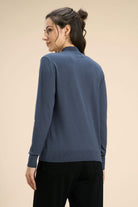 HONEY VISCOSE HIGH NECK PULLOVER - Sunday Story