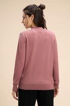 HONEY VISCOSE HIGH NECK PULLOVER - Sunday Story